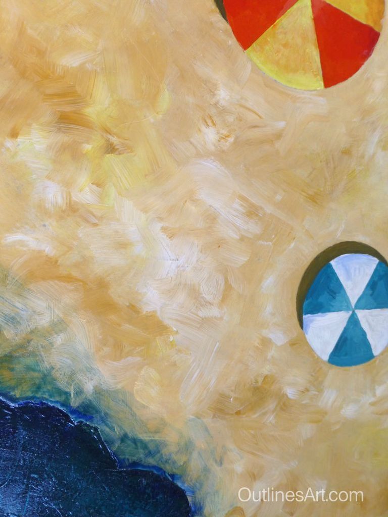 Revive Garden table Painting the Beach