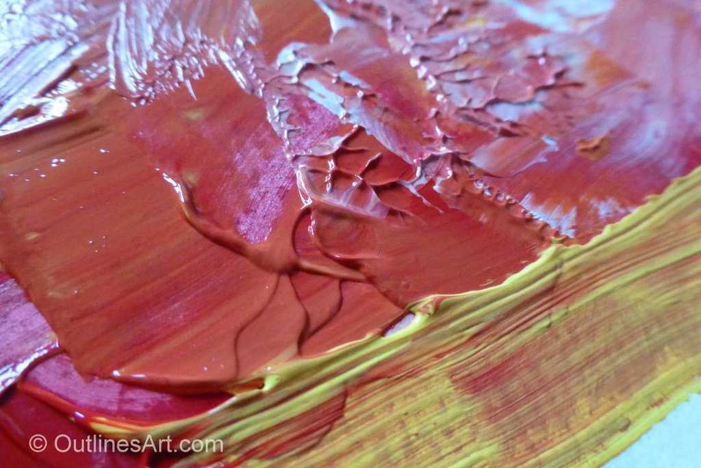 Acrylic texture with no additive