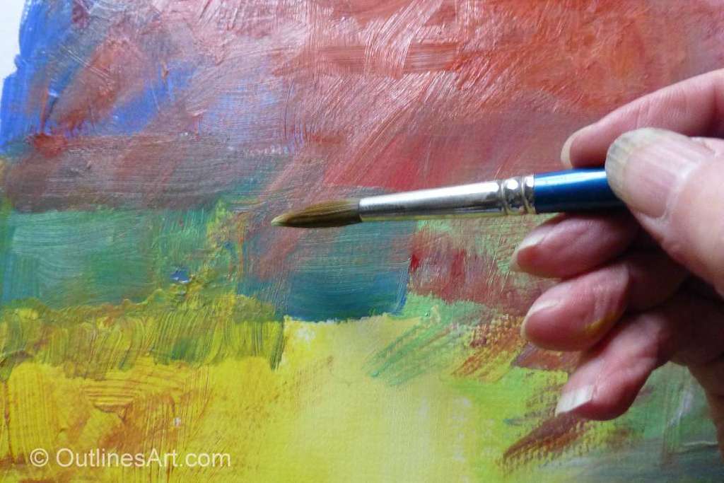 Acrylic texture with no additive 3