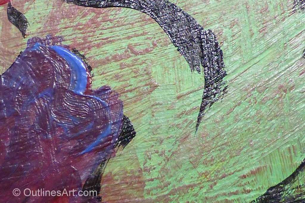 Acrylic texture with no additive