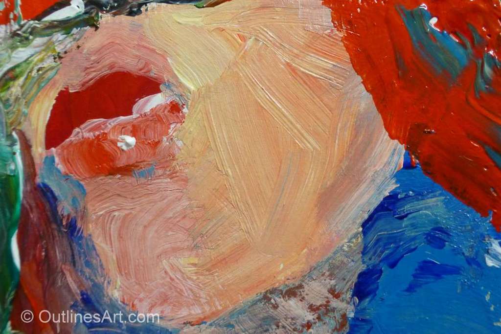 Acrylic texture with no additive