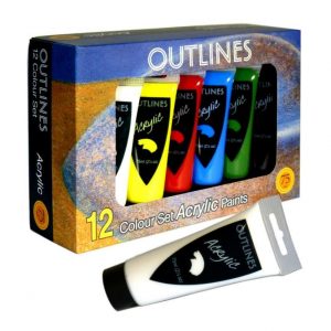 Acrylic Paint set with extra white