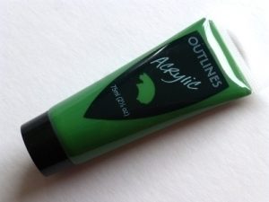 Sap Green Acrylic paint 75ml tube