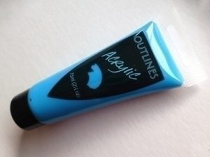Cerulean Blue Acrylic paint 75ml tube