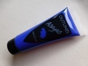 Ultramarine Blue Acrylic paint 75ml tube