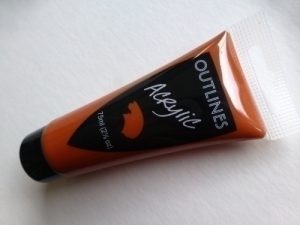 Burnt Sienna Acrylic paint 75ml tube