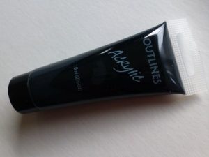 Lamp Black Acrylic paint 75ml tube