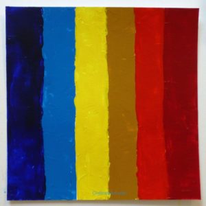 Six colours for the colour Wheel - stripes