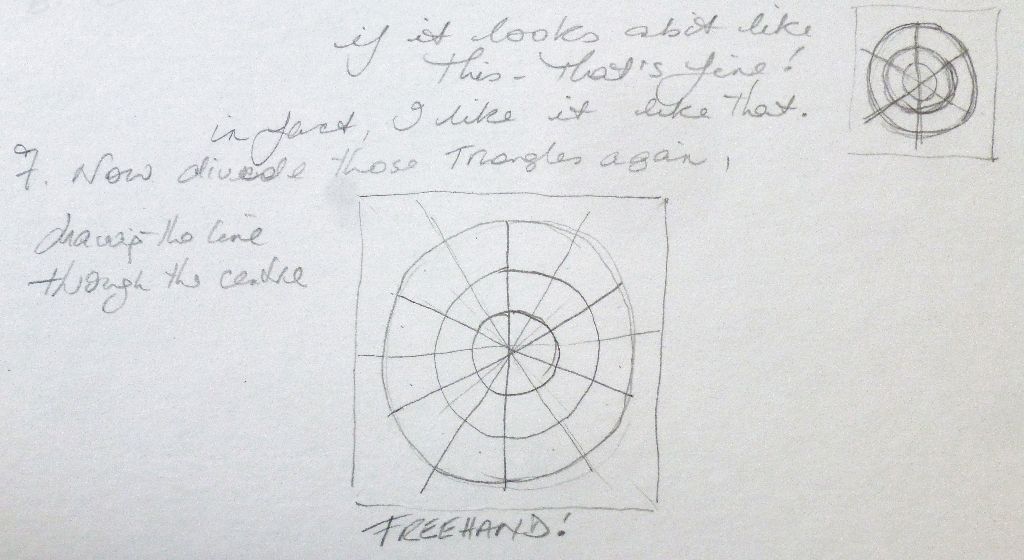  Hand drawn colour-wheel complete