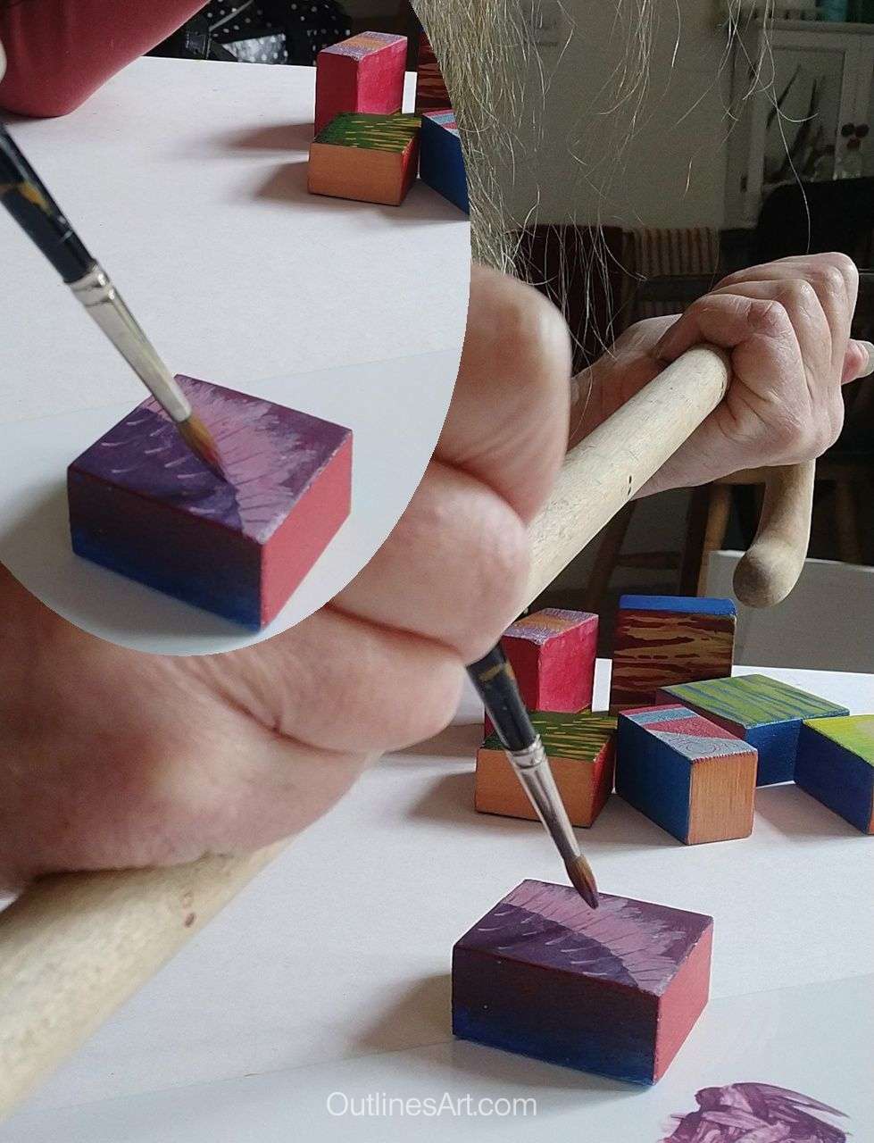 Steady Hand Rest for Painting Small